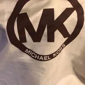 Michael Kors Large Metallic Grayson Satchel
